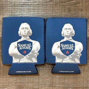 💞 New Set of 2 Samuel Adams Blue Can Koozie Coolers